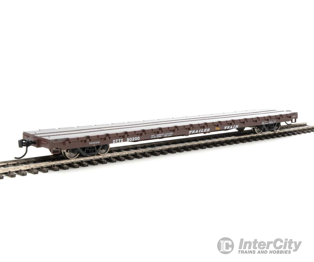 Walthers Mainline 5345 60 Pullman-Standard Flatcar - Ready To Run -- Trailer-Train Ottx #90200 (Farm