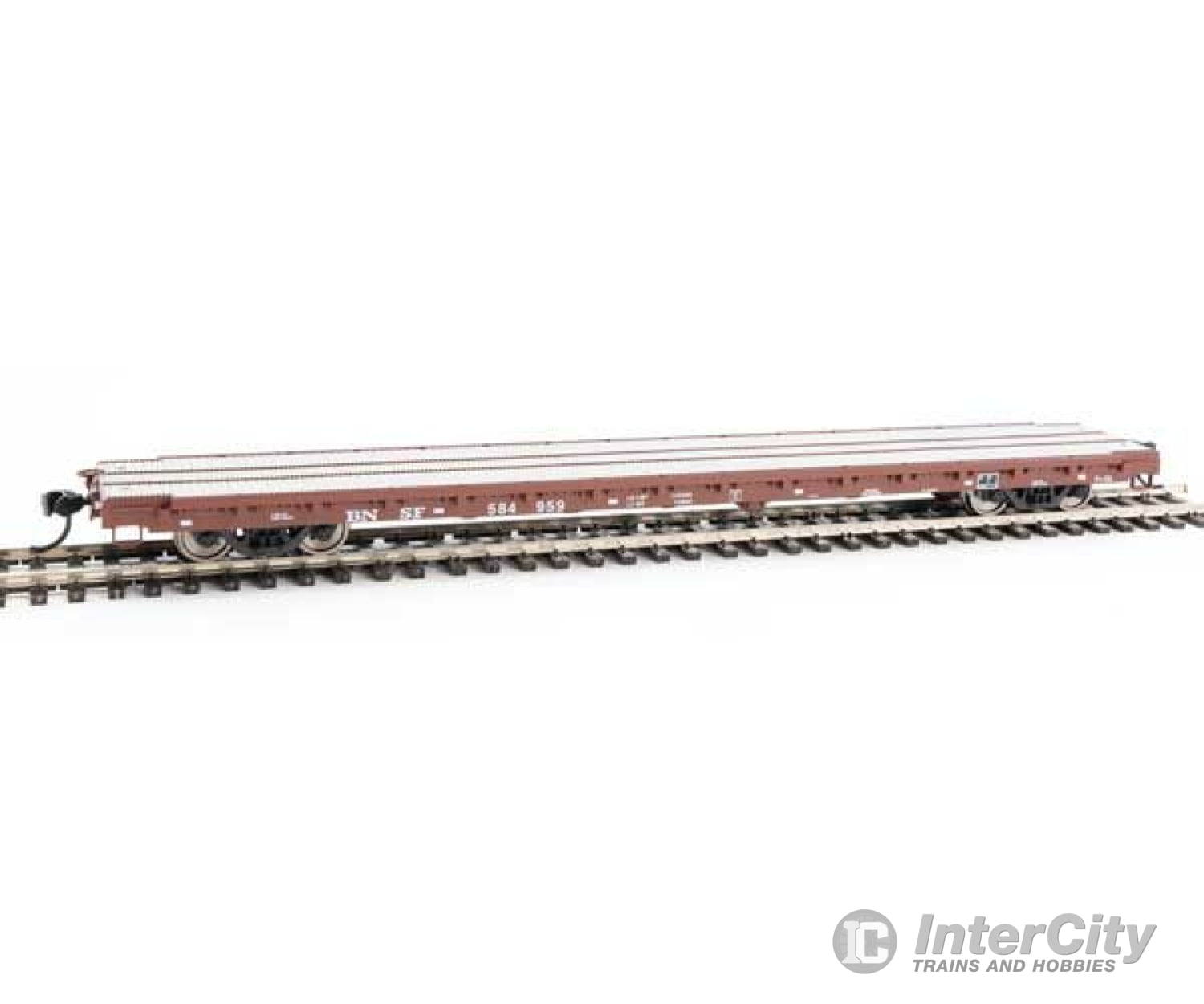 Walthers Mainline 5360 60 Pullman-Standard Flatcar - Ready To Run -- Bnsf Railway #584959 Freight