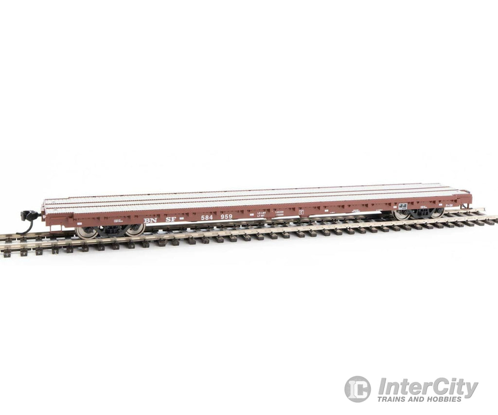 Walthers Mainline 5360 60 Pullman-Standard Flatcar - Ready To Run -- Bnsf Railway #584959 Freight