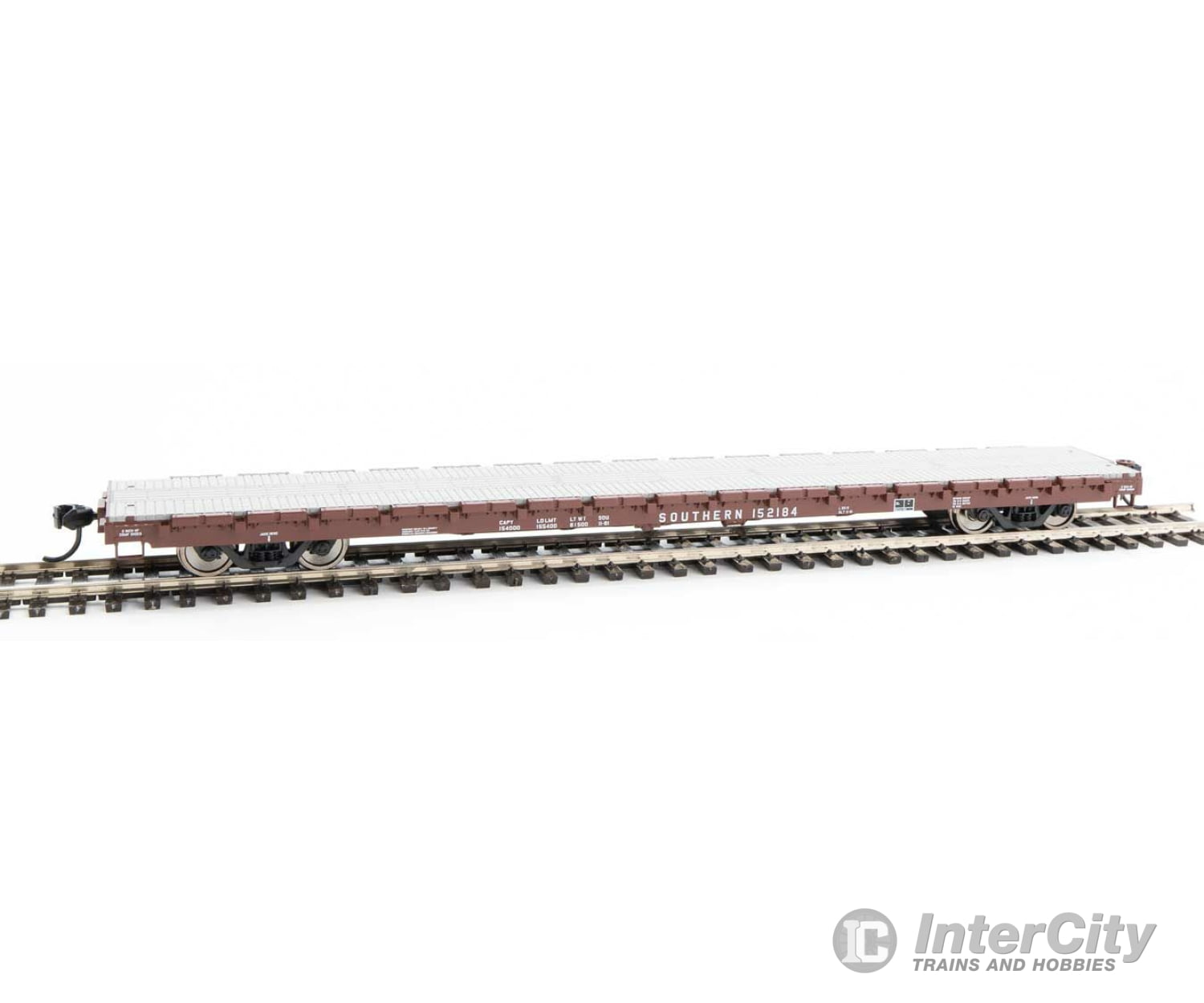 Walthers Mainline 5378 60 Pullman-Standard Flatcar - Ready To Run -- Southern Railway #152184