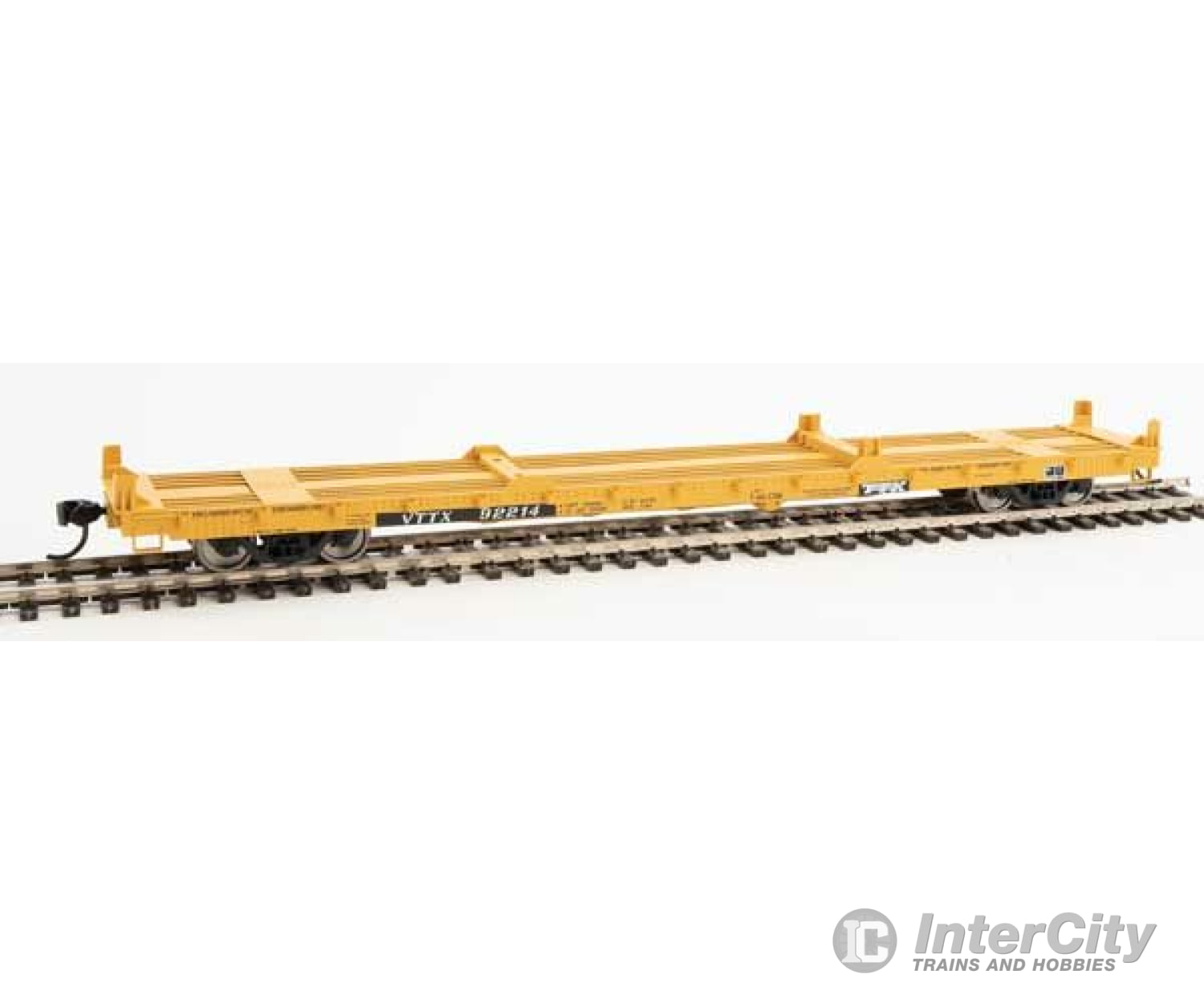 Walthers Mainline 5382 60 Pullman-Standard Flatcar - Ready To Run -- Trailer-Train Vttx #92214 (20 &