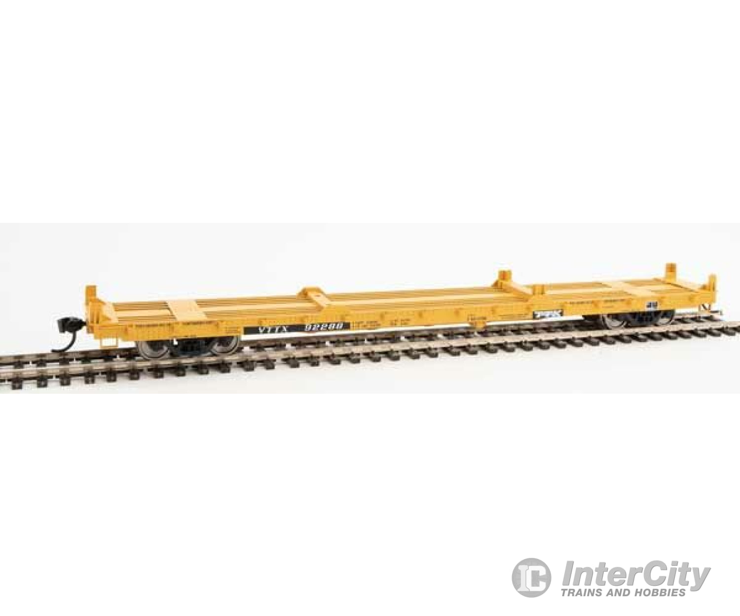 Walthers Mainline 5384 60 Pullman-Standard Flatcar - Ready To Run -- Ttx Vttx #92288 (20 & 40