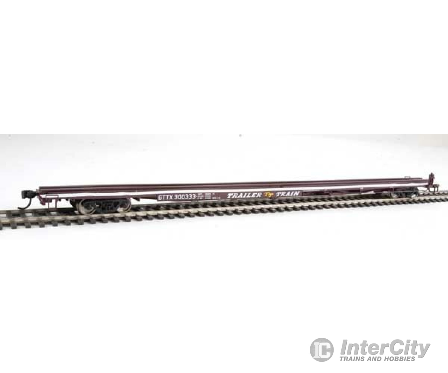 Walthers Mainline 5516 85 General American G85 Flatcar - Ready To Run -- Gttx (Brown) #300333