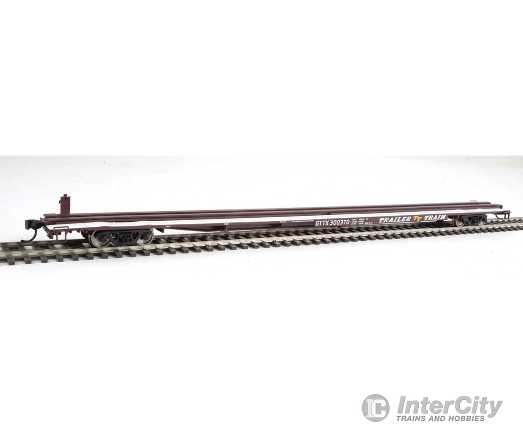 Walthers Mainline 5517 85 General American G85 Flatcar - Ready To Run -- Gttx (Brown) #300370