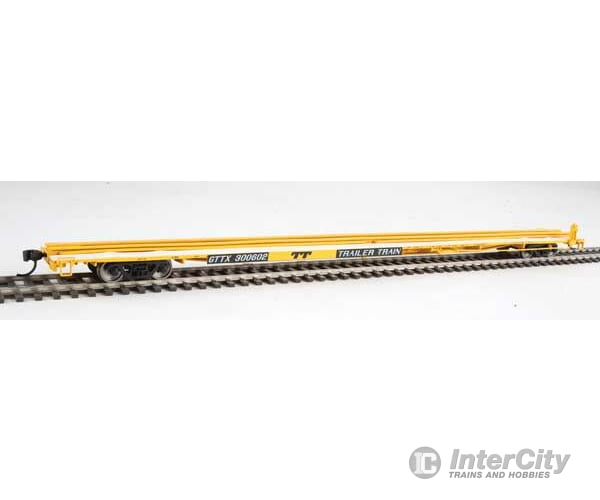 Walthers Mainline 5522 85 General American G85 Flatcar - Ready To Run -- Gttx (Yellow) #300602