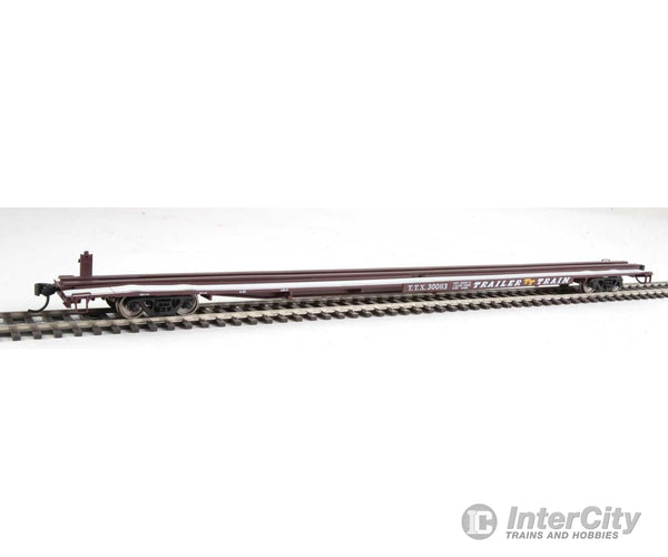 Walthers Mainline 5536 85 General American G85 Flatcar - Ready To Run -- Ttx (Brown) #300113 Freight