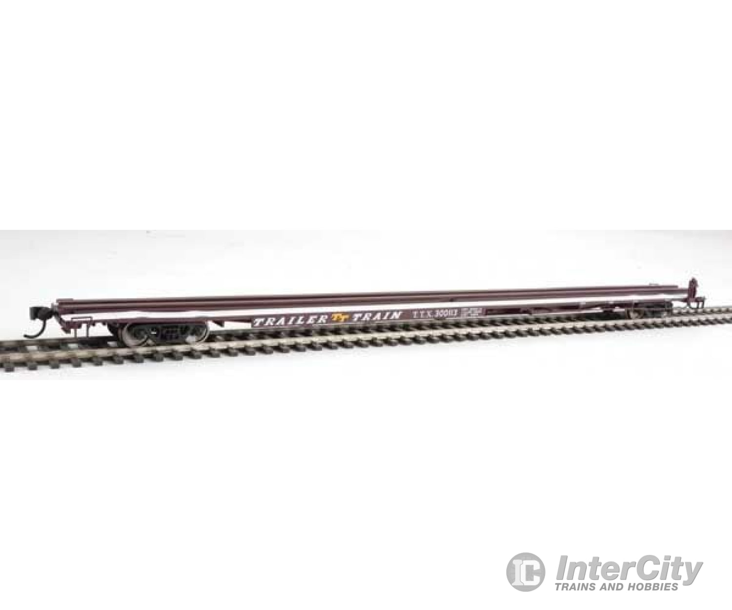 Walthers Mainline 5536 85 General American G85 Flatcar - Ready To Run -- Ttx (Brown) #300113 Freight