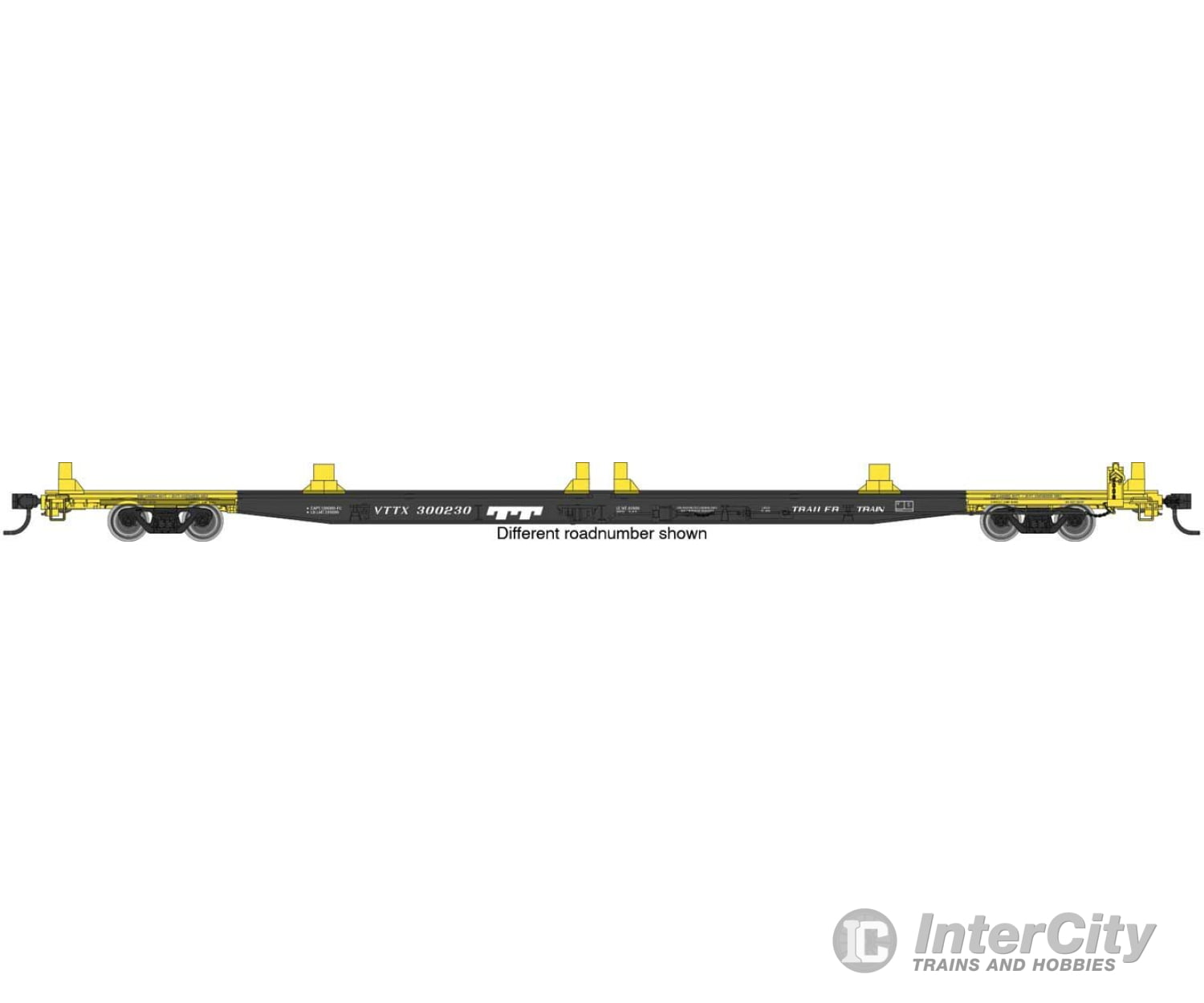 Walthers Mainline 5568 85 General American G85 Flatcar - Ready To Run -- Vttx #300335 Freight Cars