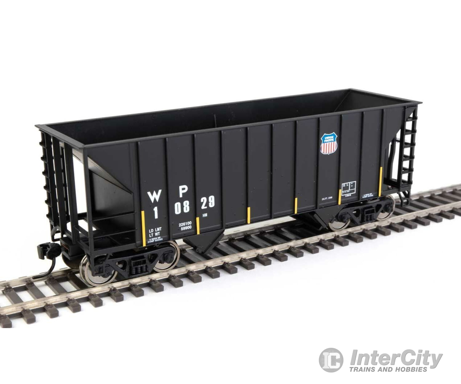 Walthers Mainline 56628 34 100-Ton 2-Bay Hopper - Ready To Run -- Union Pacific(R)/Wp(Tm) #10829