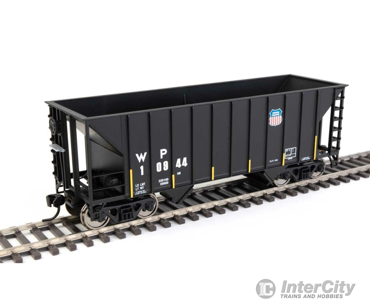 Walthers Mainline 56630 34 100-Ton 2-Bay Hopper - Ready To Run -- Union Pacific(R)/Wp(Tm) #10944