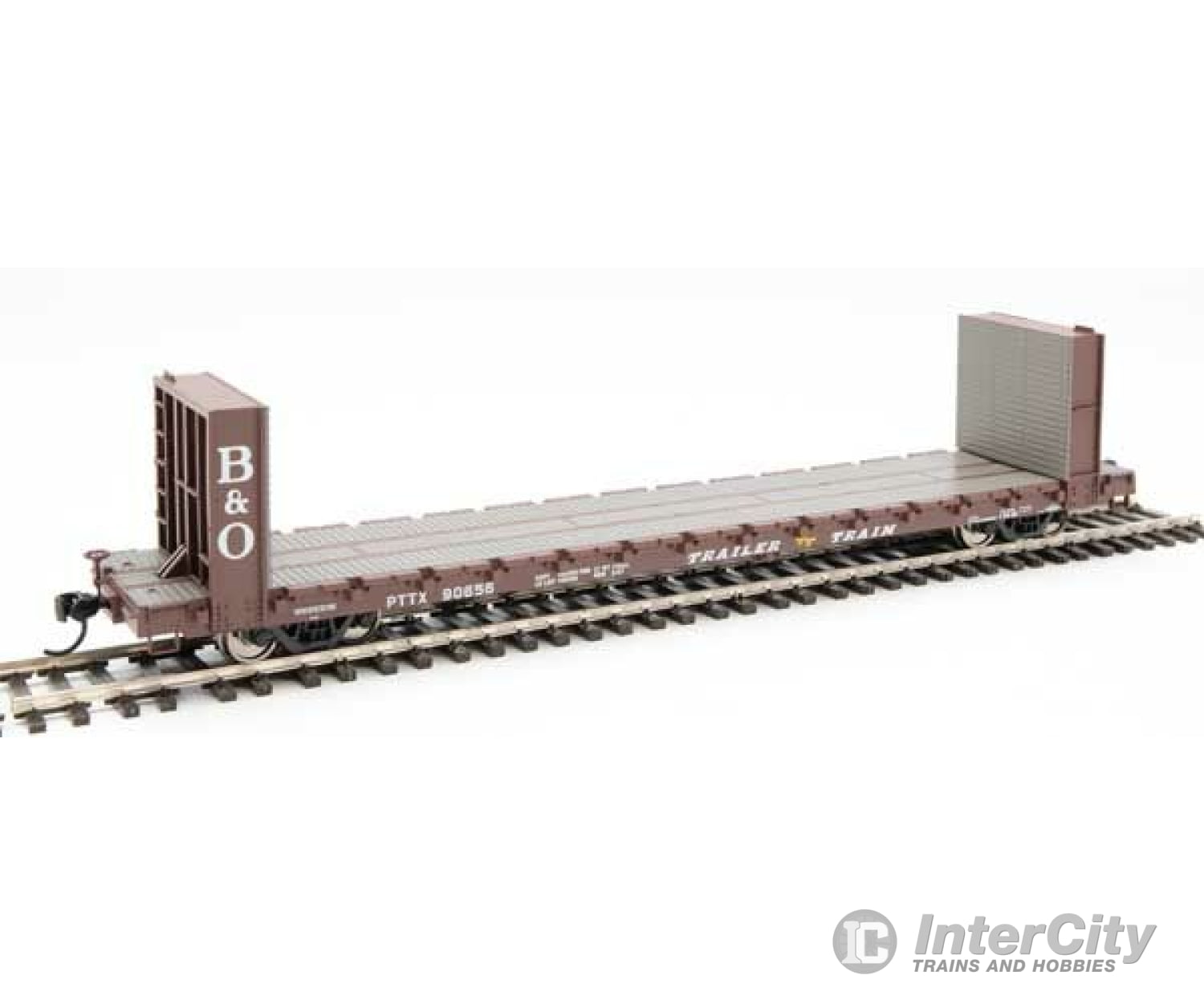 Walthers Mainline 5832 60 Pullman-Standard Bulkhead Flatcar (48 Il) - Ready To Run -- Trailer-Train