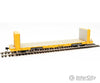 Walthers Mainline 5849 60 Pullman-Standard Bulkhead Flatcar (48 Il) - Ready To Run -- Pttx #92329