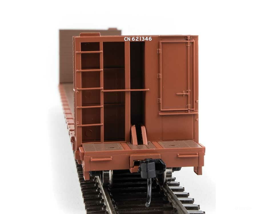 Walthers Mainline 5866 60 Pullman-Standard Bulkhead Flatcar (48 Il) - Ready To Run -- Canadian