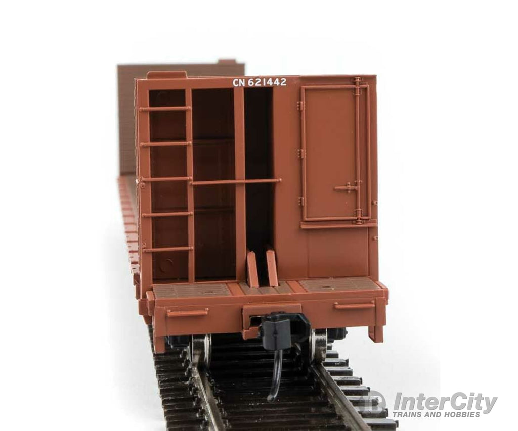 Walthers Mainline 5867 60 Pullman-Standard Bulkhead Flatcar (48 Il) - Ready To Run -- Canadian