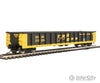 Walthers Mainline 6278 53 Railgon Gondola - Ready To Run -- Gonx #310224 (As-Built; Black Yellow)