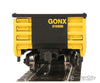 Walthers Mainline 6283 53 Railgon Gondola - Ready To Run -- Gonx #310600 (As-Built; Black Yellow)