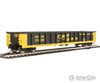 Walthers Mainline 6283 53 Railgon Gondola - Ready To Run -- Gonx #310600 (As-Built; Black Yellow)