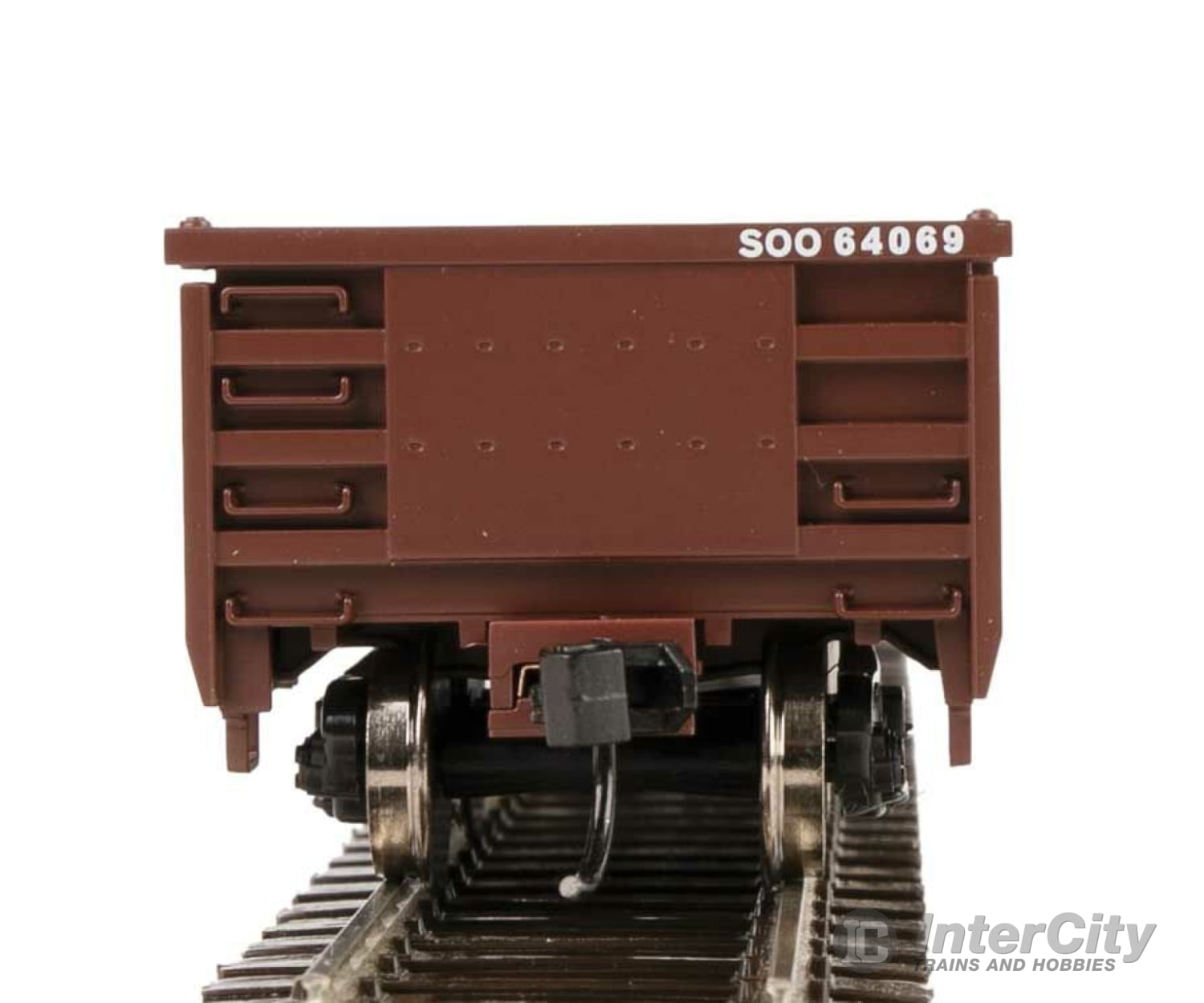 Walthers Mainline 6286 53 Railgon Gondola - Ready To Run -- Soo Line #64069 (Oxide White; Large