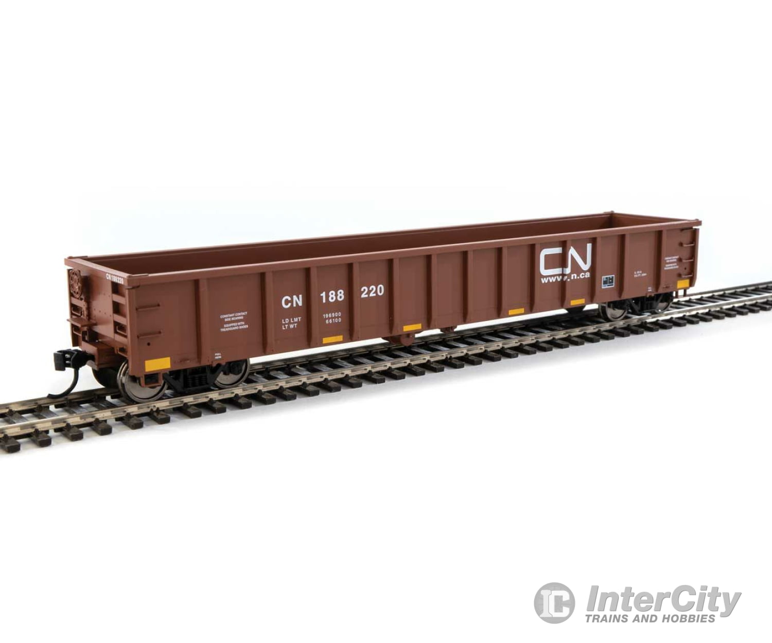 Walthers Mainline 6289 53 Railgon Gondola - Ready To Run -- Canadian National #188220 Freight Cars