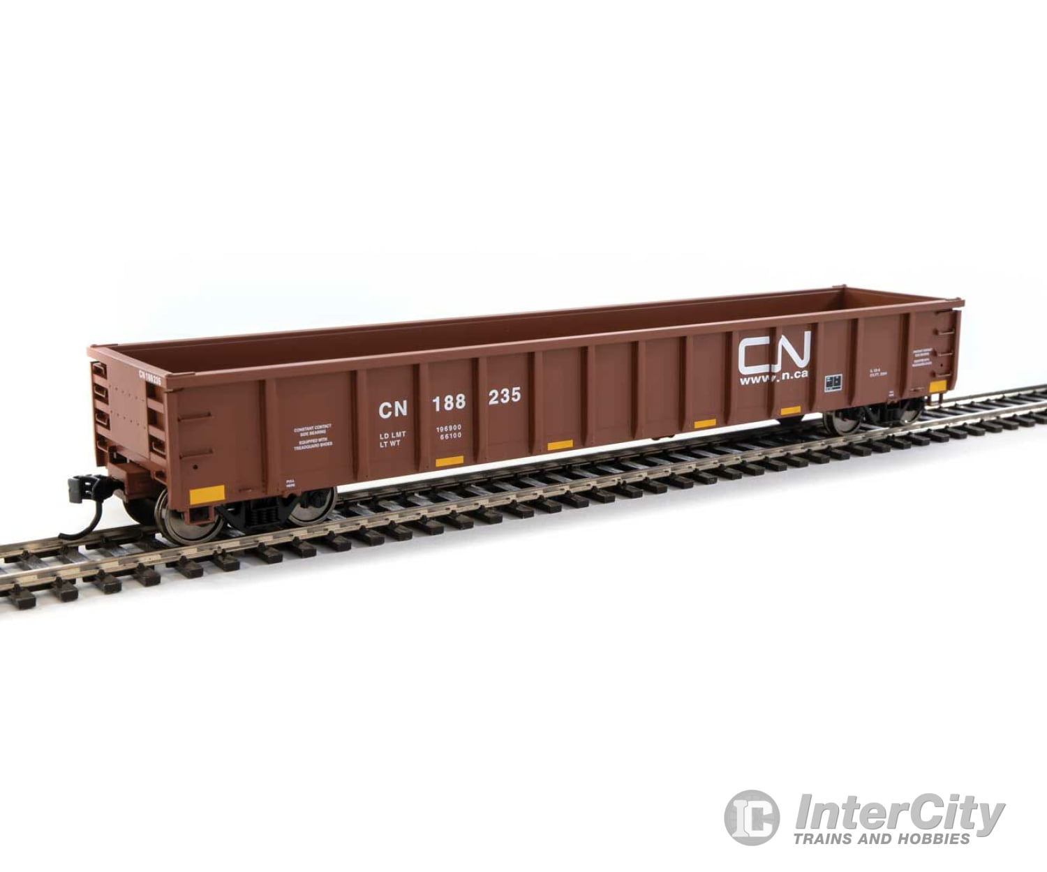 Walthers Mainline 6290 53 Railgon Gondola - Ready To Run -- Canadian National #188235 Freight Cars