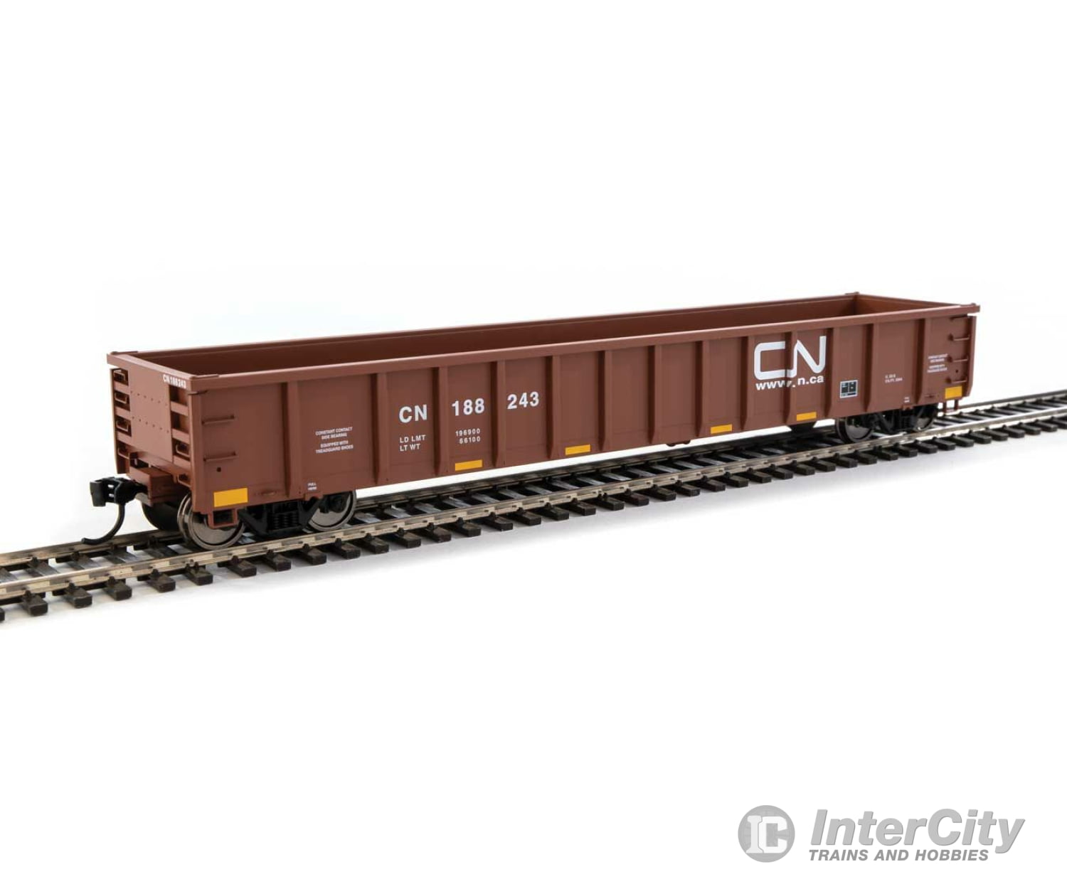 Walthers Mainline 6291 53 Railgon Gondola - Ready To Run -- Canadian National #188243 Freight Cars