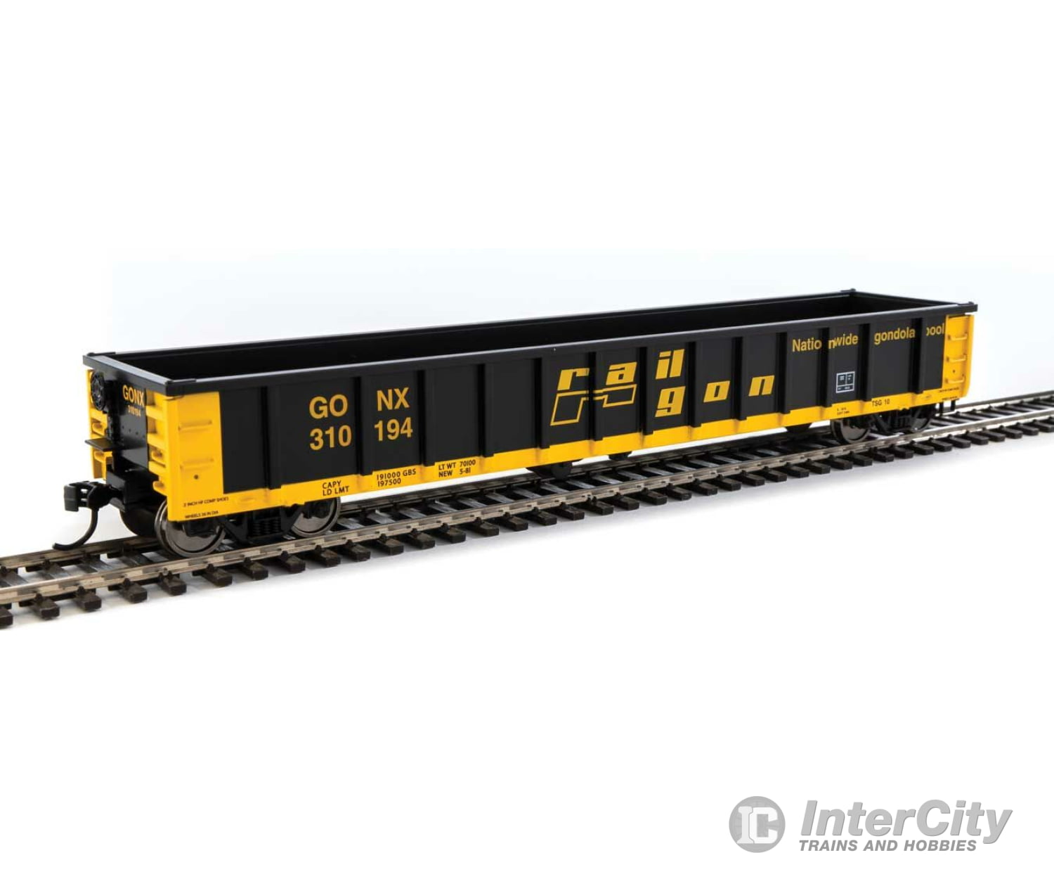 Walthers Mainline 6302 53 Railgon Gondola - Ready To Run -- #310194 Freight Cars