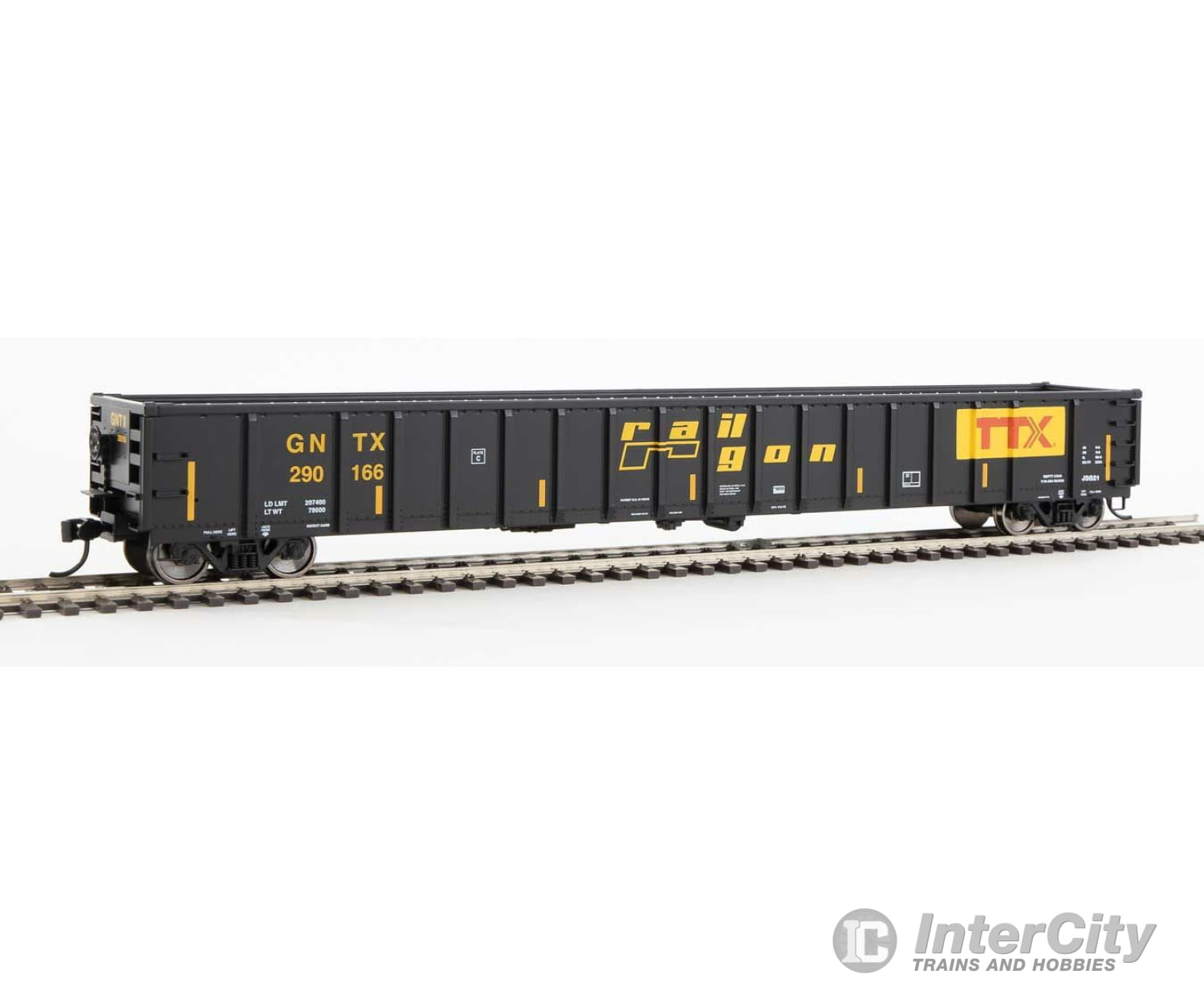 Walthers Mainline 6423 68 Railgon Gondola - Ready To Run -- Gntx #290166 Freight Cars