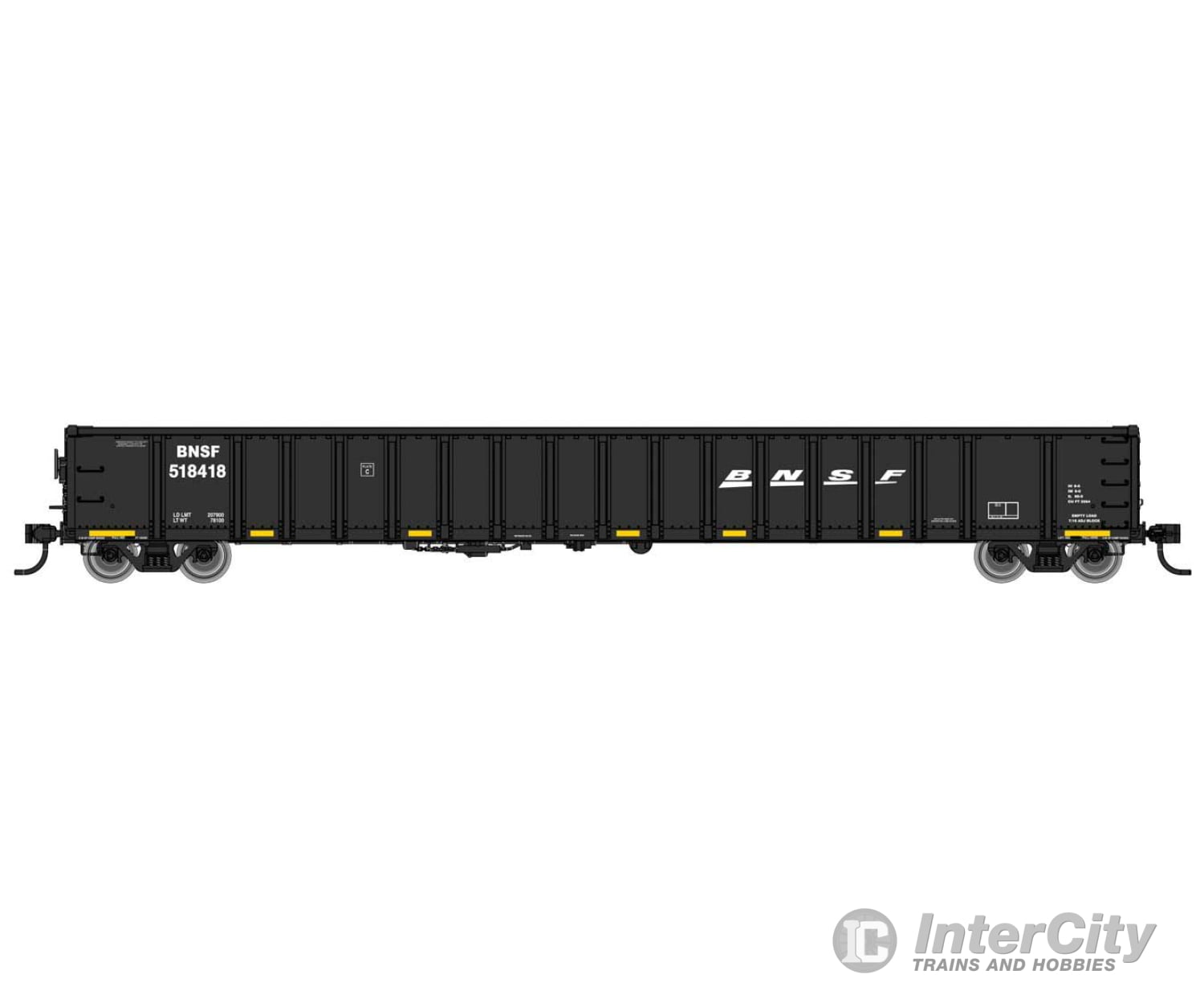 Walthers Mainline 6433 68 Railgon Gondola - Ready To Run -- Bnsf #518418 Freight Cars