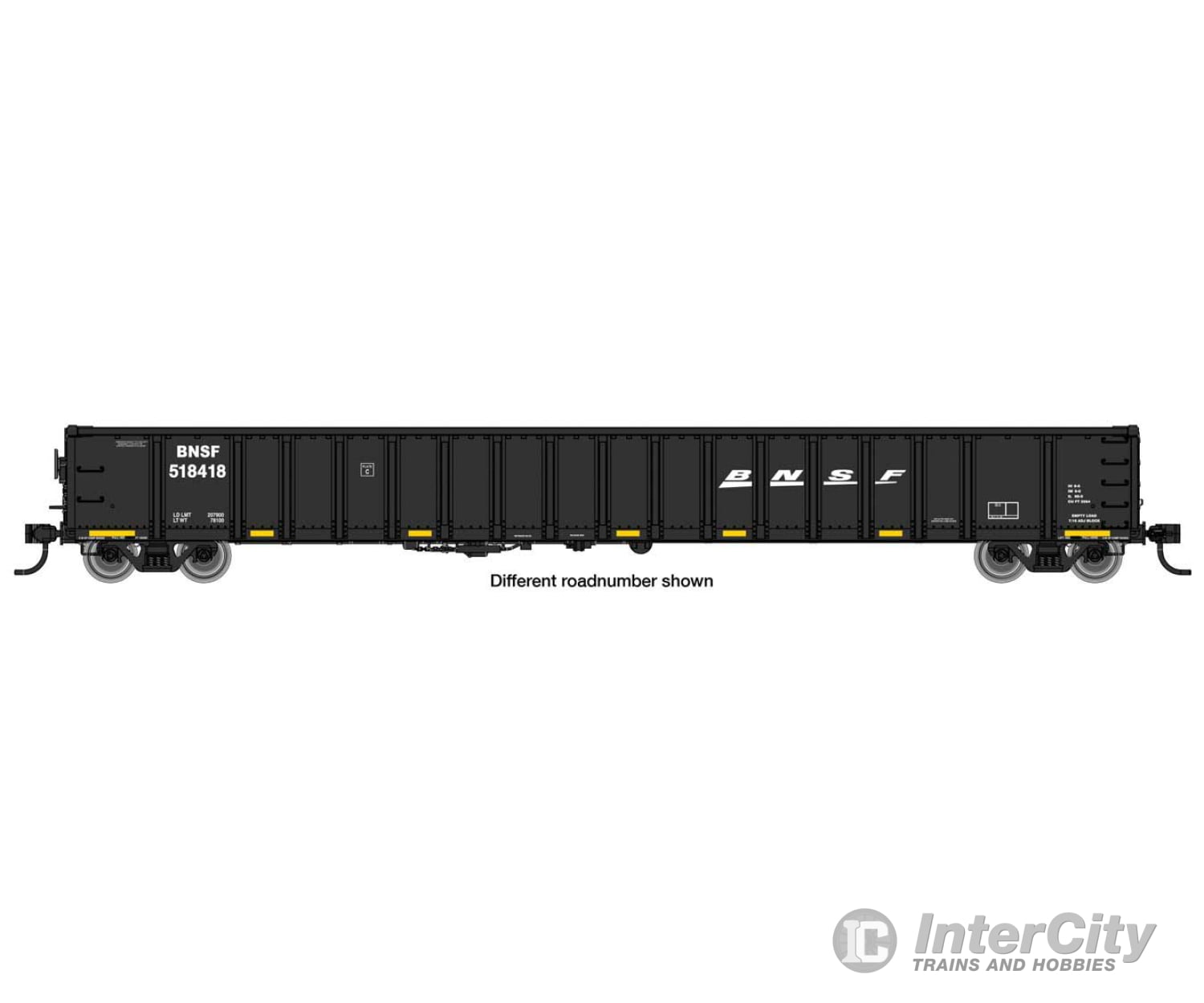 Walthers Mainline 6435 68 Railgon Gondola - Ready To Run -- Bnsf #518550 Freight Cars