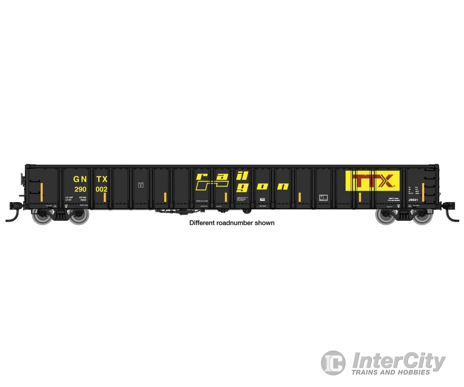 Walthers Mainline 6446 68 Railgon Gondola - Ready To Run -- Gntx #290022 Freight Cars