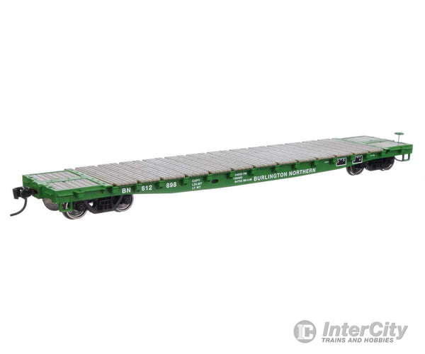 Walthers Mainline 6604 53 Gsc Flatcar - Ready To Run -- Burlington Northern #612898 Freight Cars