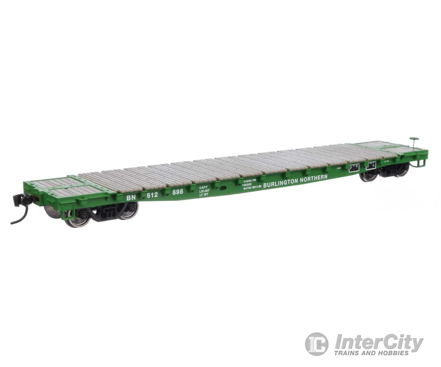 Walthers Mainline 6604 53 Gsc Flatcar - Ready To Run -- Burlington Northern #612898 Freight Cars