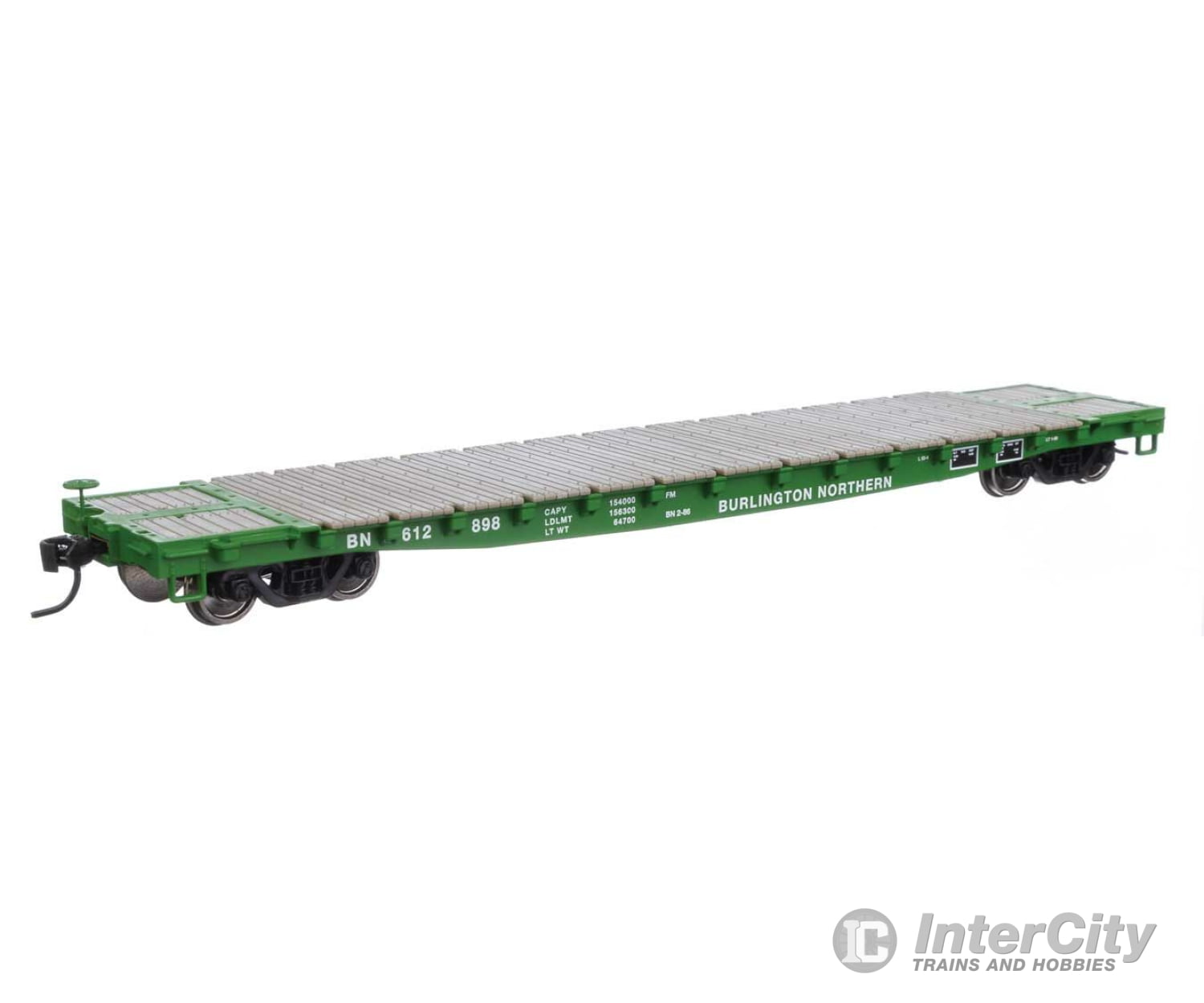 Walthers Mainline 6604 53 Gsc Flatcar - Ready To Run -- Burlington Northern #612898 Freight Cars