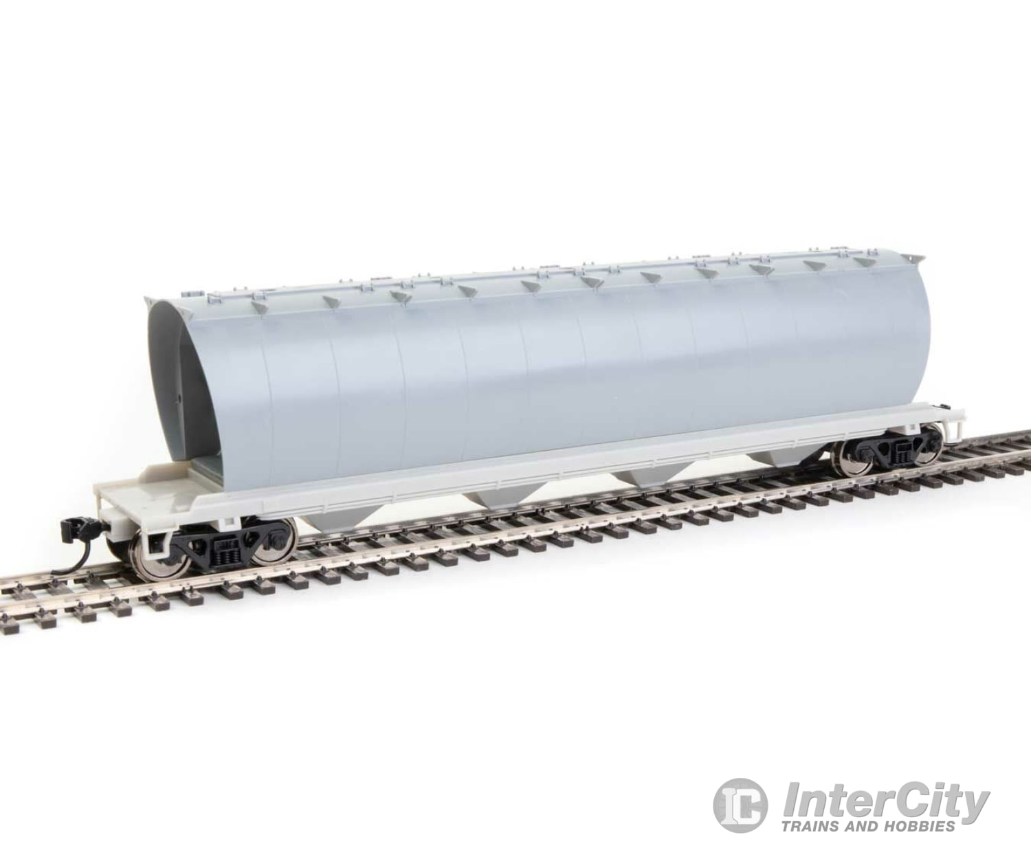 Walthers Mainline 7150 59 Cylindrical Hopper - Ready To Run -- Undecorated Freight Cars