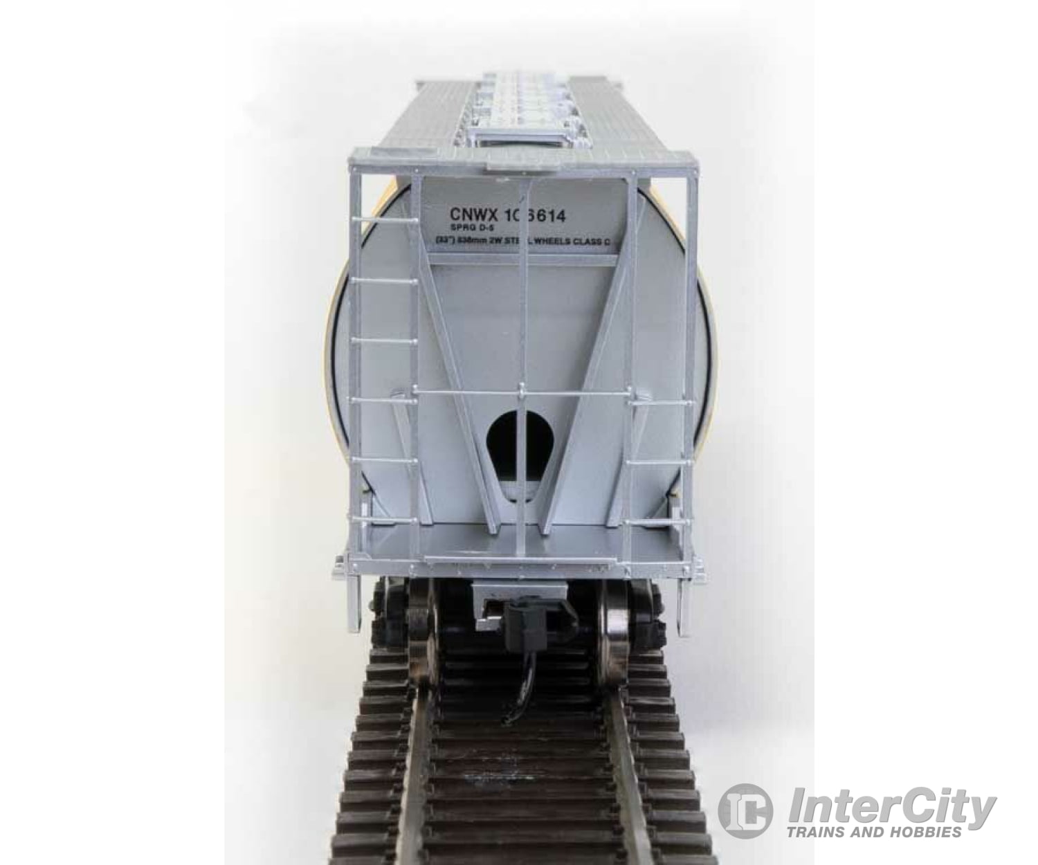 Walthers Mainline 7847 59 Cylindrical Hopper - Ready To Run -- Canadian Wheat Board Cnwx #106614