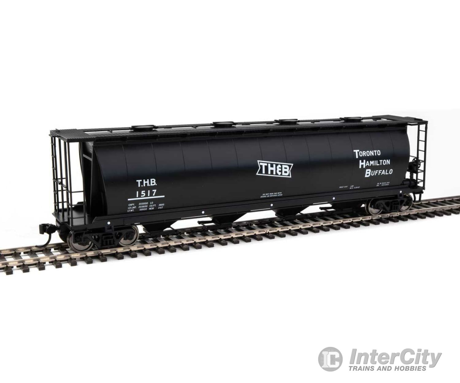 Walthers Mainline 7865 59 Cylindrical Hopper - Ready To Run -- Toronto Hamilton & Buffalo #1517