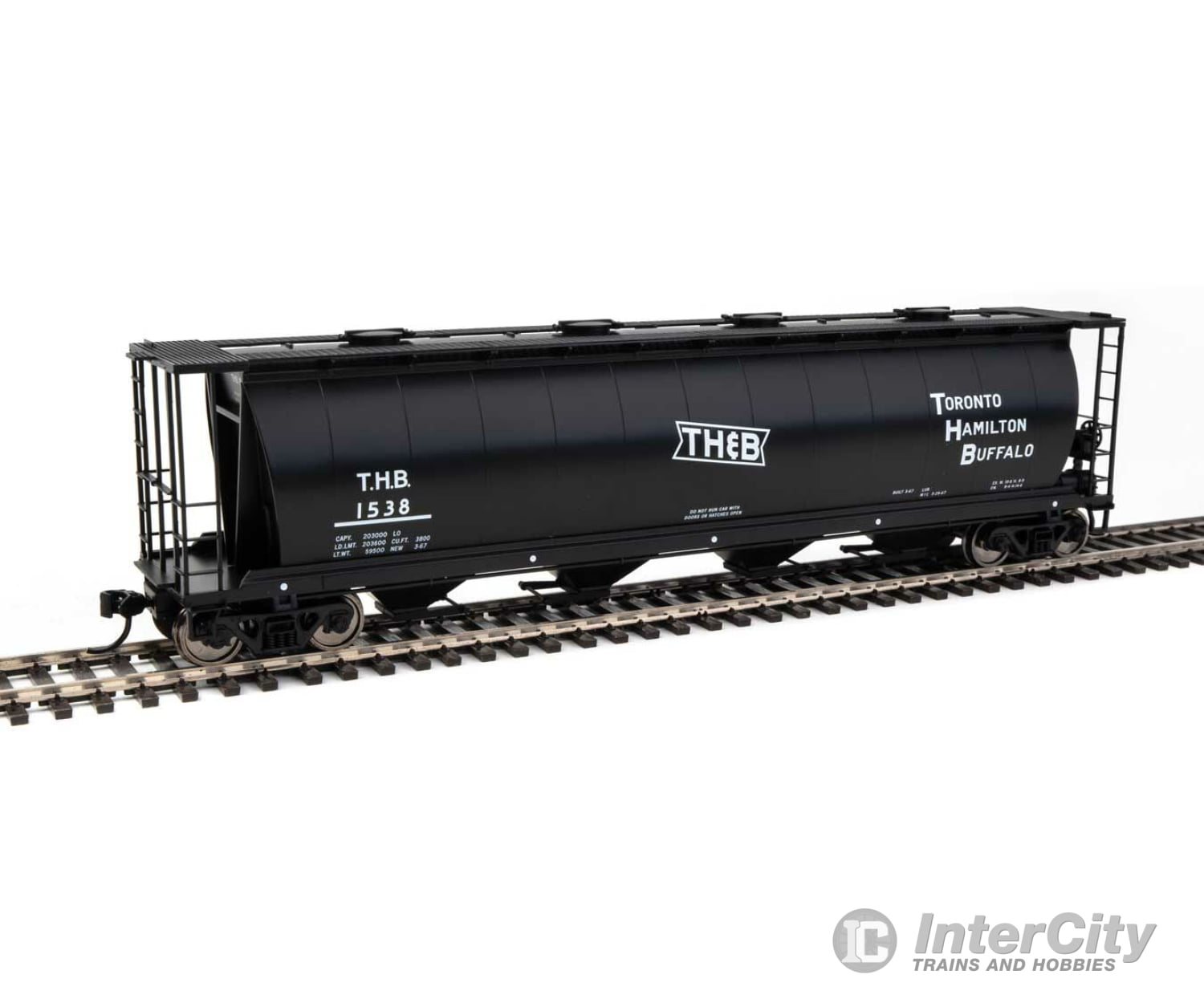 Walthers Mainline 7867 59 Cylindrical Hopper - Ready To Run -- Toronto Hamilton & Buffalo #1538