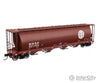 Walthers Mainline 7872 59 Cylindrical Hopper - Ready To Run -- Bnsf #421703 (Red-Brown White; Circle