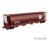 Walthers Mainline 7872 59 Cylindrical Hopper - Ready To Run -- Bnsf #421703 (Red-Brown White; Circle