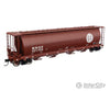 Walthers Mainline 7873 59 Cylindrical Hopper - Ready To Run -- Bnsf #421705 (Red-Brown White; Circle