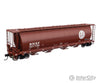 Walthers Mainline 7874 59 Cylindrical Hopper - Ready To Run -- Bnsf #421720 (Red-Brown White; Circle