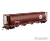 Walthers Mainline 7875 59 Cylindrical Hopper - Ready To Run -- Bnsf #421726 (Red-Brown White; Circle