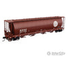 Walthers Mainline 7875 59 Cylindrical Hopper - Ready To Run -- Bnsf #421726 (Red-Brown White; Circle