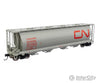 Walthers Mainline 7876 59 Cylindrical Hopper - Ready To Run -- Canadian National #378042 (Gray Red;