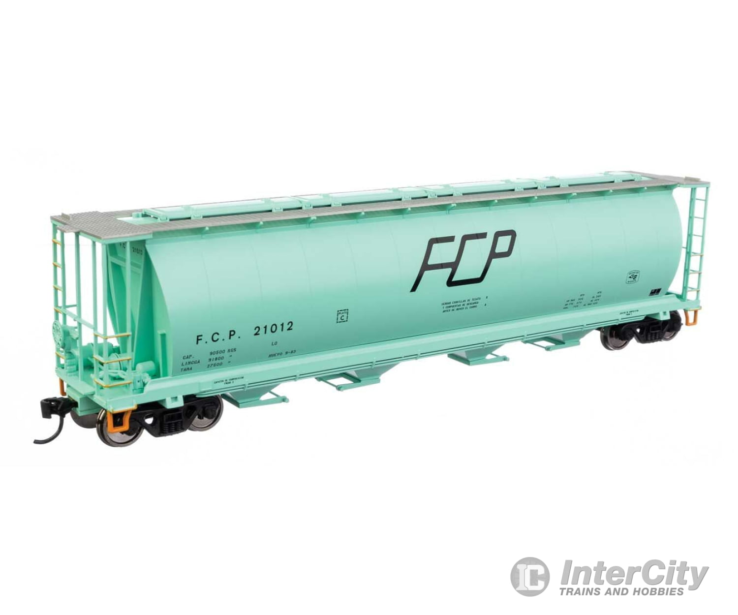 Walthers Mainline 7894 59 Cylindrical Hopper - Ready To Run -- Ferrocarril Del Pacifico #21012