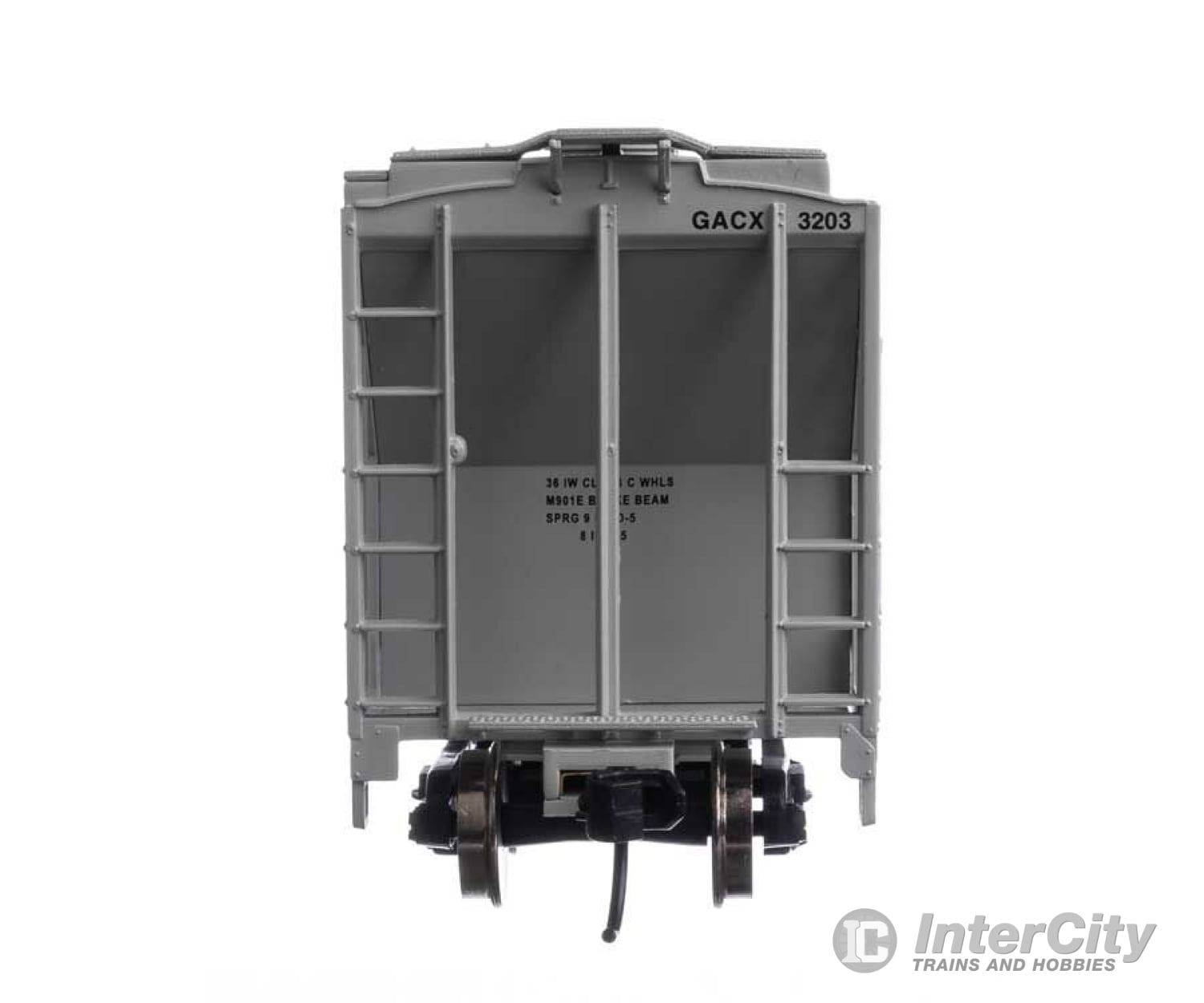 Walthers Mainline 7986 37 2980 Cubic-Foot 2-Bay Covered Hopper - Ready To Run -- Gatx Corporation