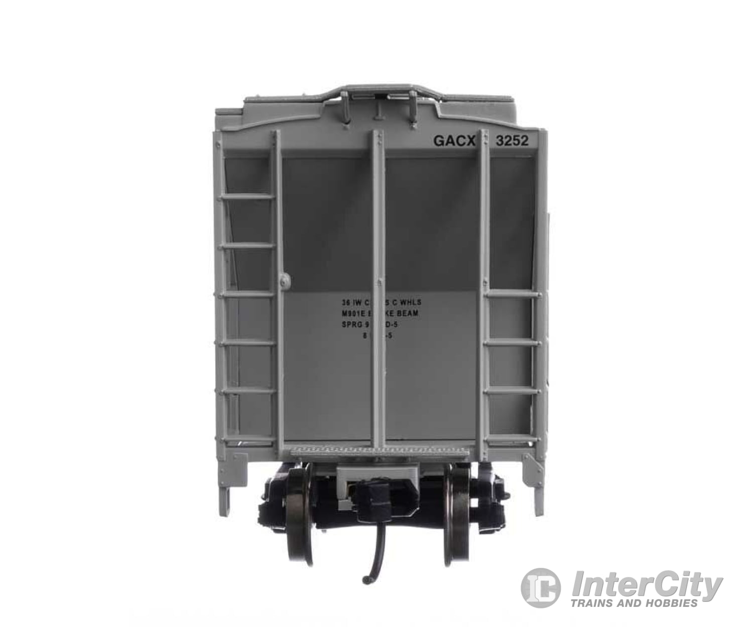 Walthers Mainline 7987 37 2980 Cubic-Foot 2-Bay Covered Hopper - Ready To Run -- Gatx Corporation