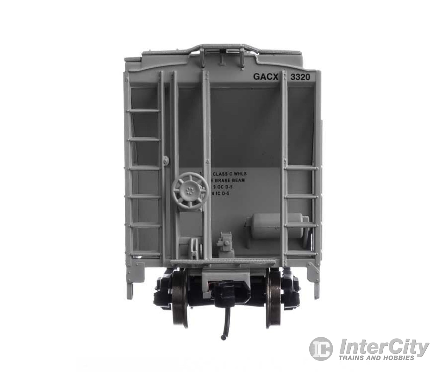 Walthers Mainline 7988 37 2980 Cubic-Foot 2-Bay Covered Hopper - Ready To Run -- Gatx Corporation