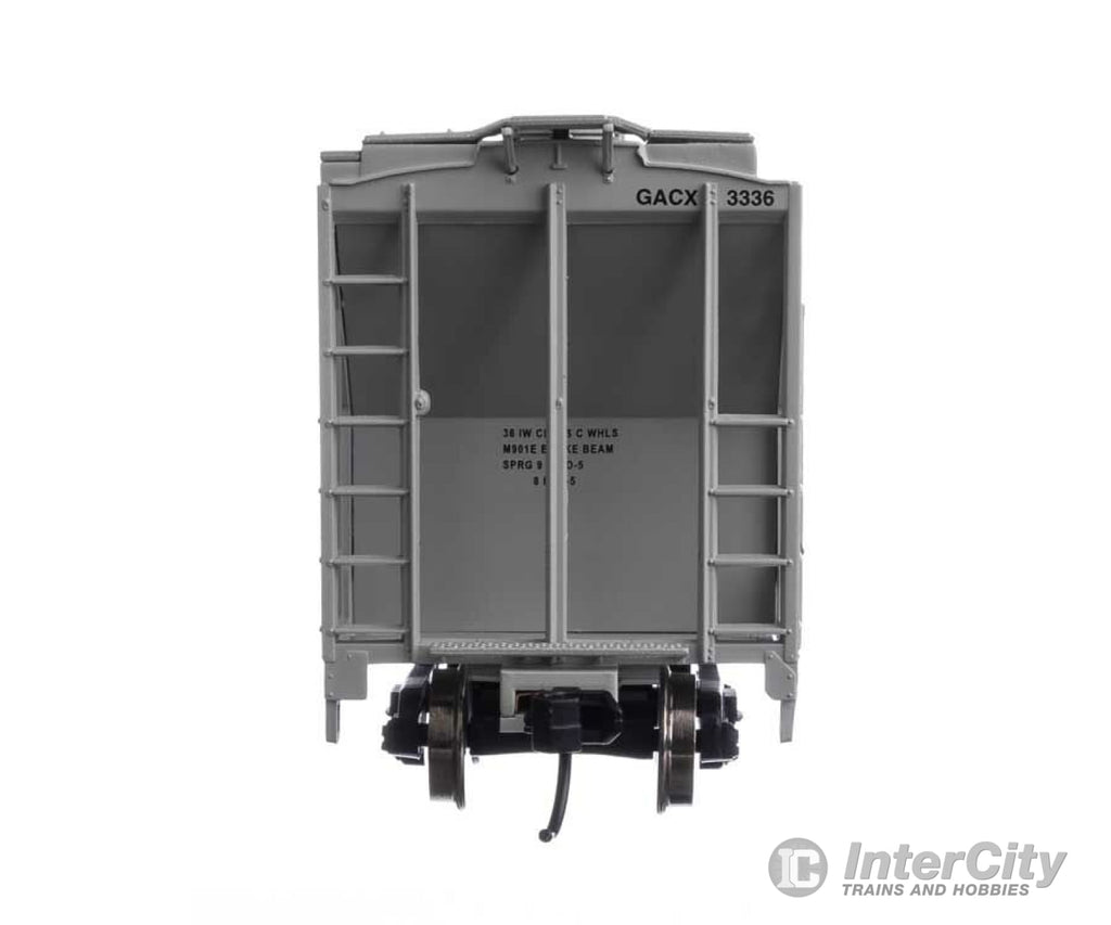 Walthers Mainline 7989 37 2980 Cubic-Foot 2-Bay Covered Hopper - Ready To Run -- Gatx Corporation