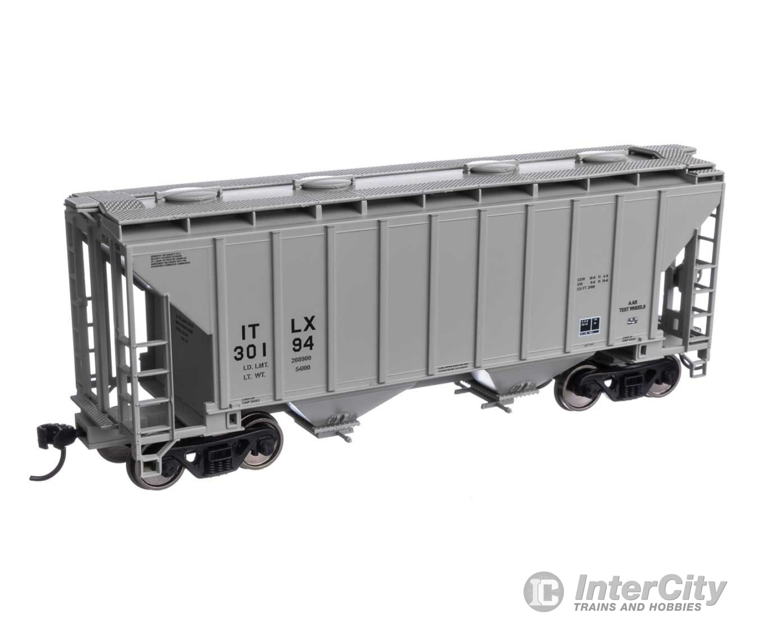 Walthers Mainline 7991 37 2980 Cubic-Foot 2-Bay Covered Hopper - Ready To Run -- Ge Rail Services